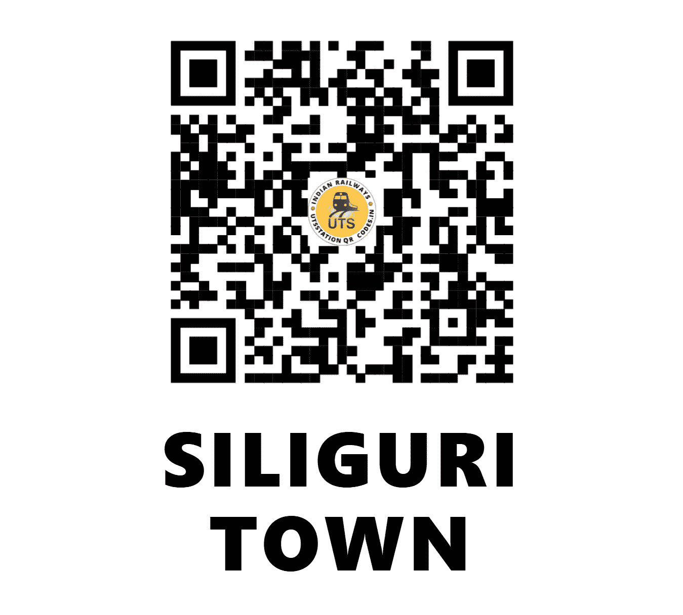 UTS QR Code for SILIGURI TOWN - SGUT (NF - WEST BENGAL)